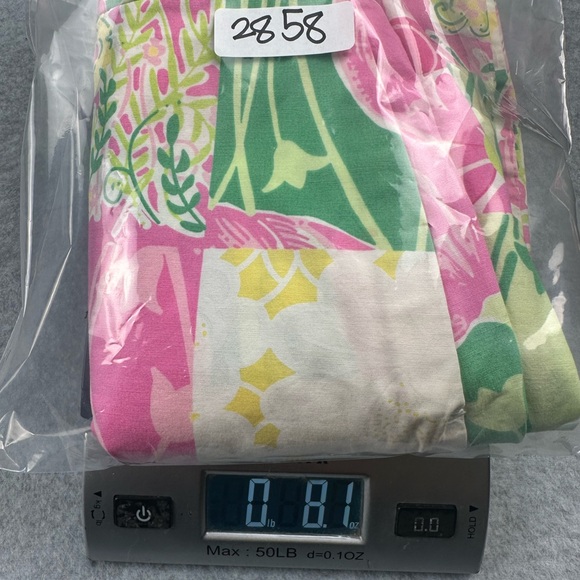 Vintage Lilly Pulitzer Skort Womens SZ 6 Scallop Hem Pink Green Patchwork Floral - Picture 16 of 16
